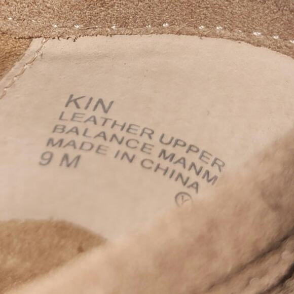 MUDD VINTAGE  EUC WOMENS SZ 9 KIN SUEDE PLATFORM LOAFER SHOES - Picture 4 of 9